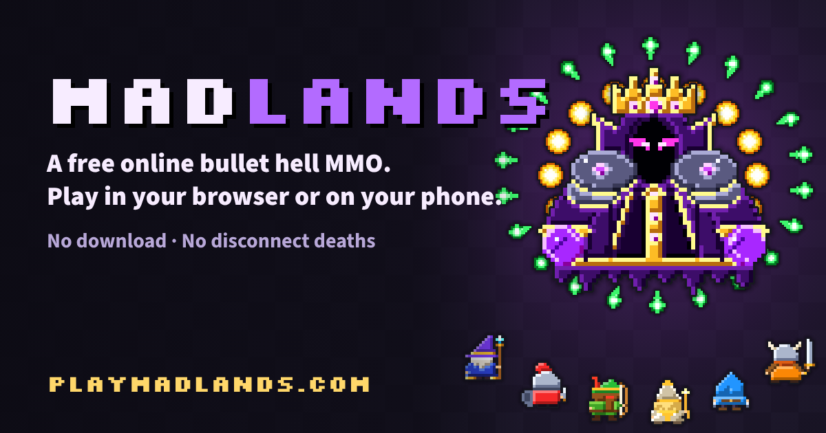 Week one of my free browser MMO: 30+ players, ~350 hours played, ~3,700 dungeon runs